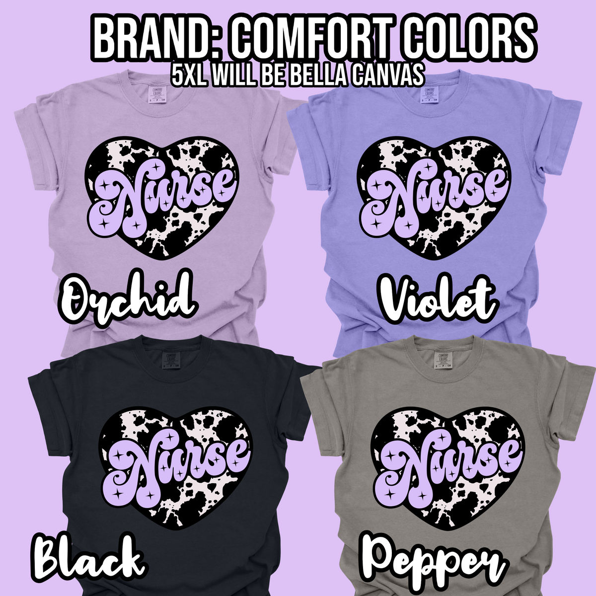 Cowhide Nurse Tshirt