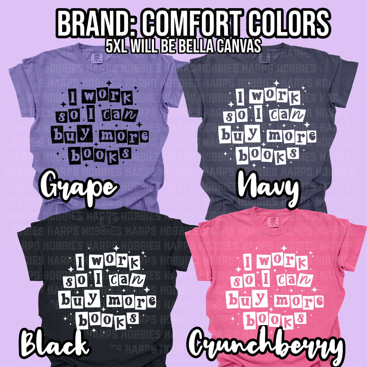 Work to buy books Tshirt
