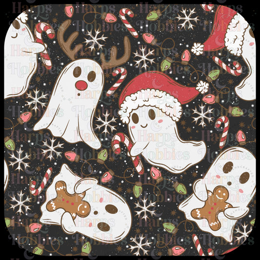 Holiday Ghosts Scrub Cap (pre order 12-15 business days)