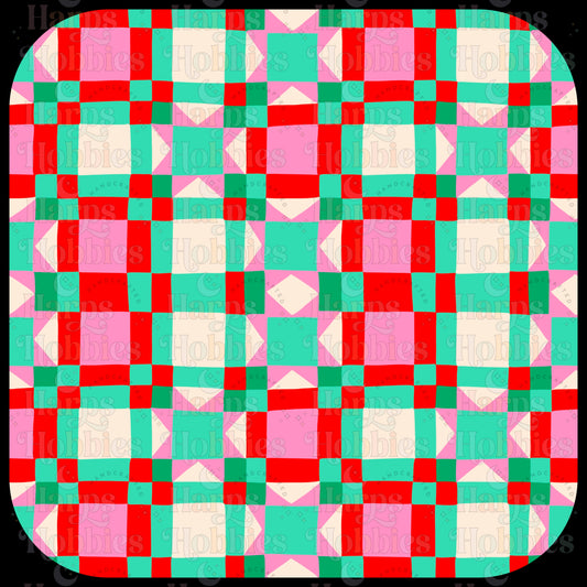 Funky Christmas Scrub Cap (pre order 12-15 business days)