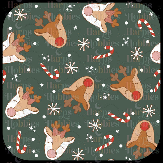 Reindeer Scrub Cap (pre order 12-15 business days)