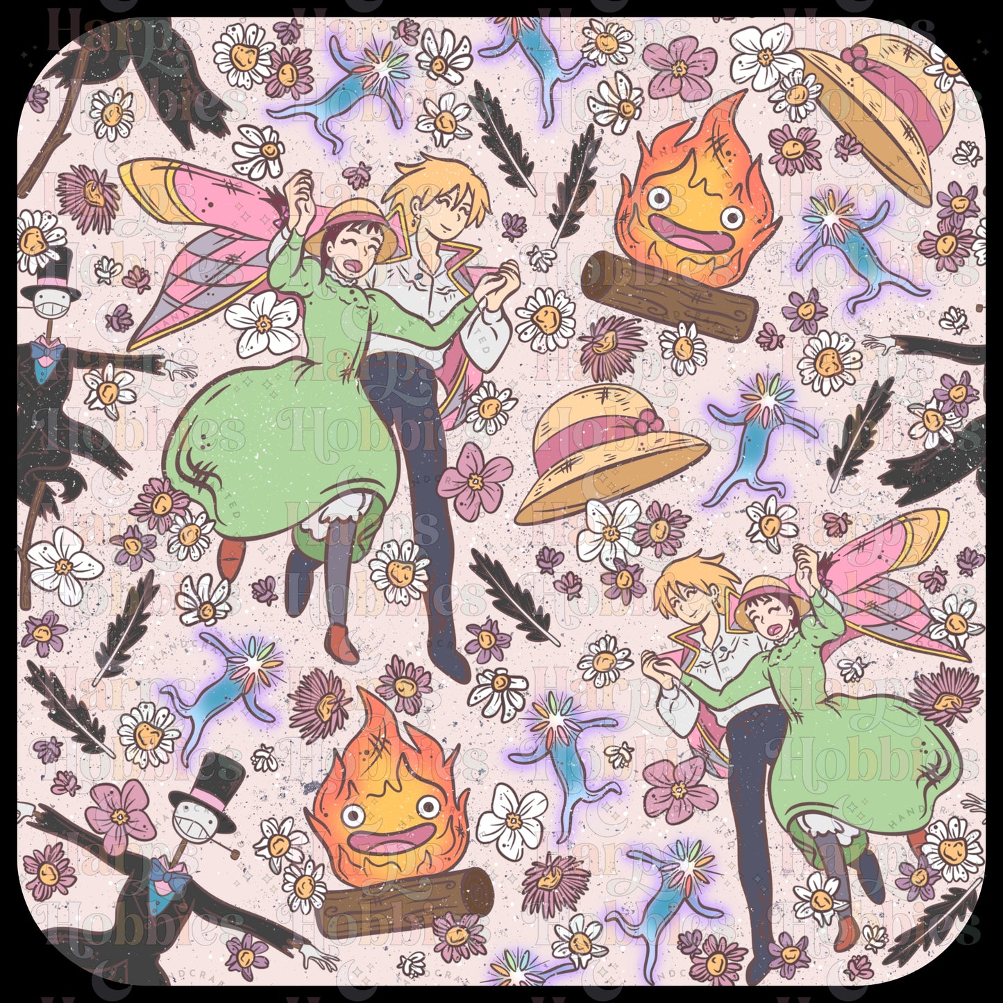 Howl's Moving Castle Scrub Cap (pre order 12-15 business days)