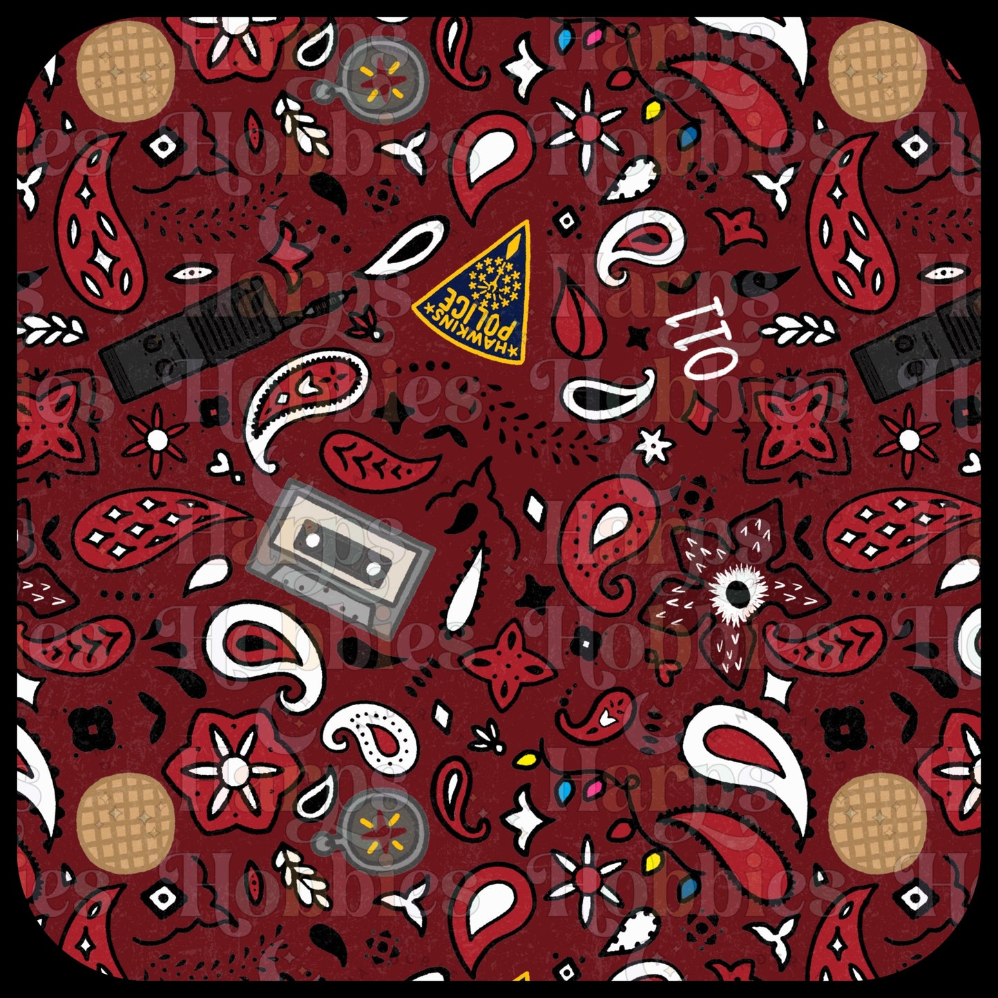 RED Stranger Things Scrub Cap (pre order 12-15 business days)