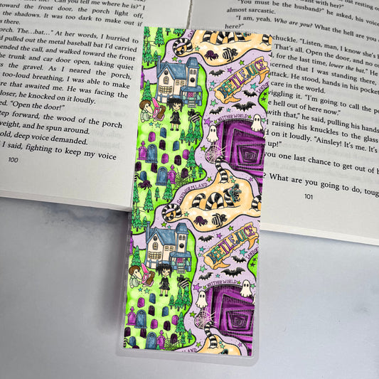 Beetlejuice Map Bookmark