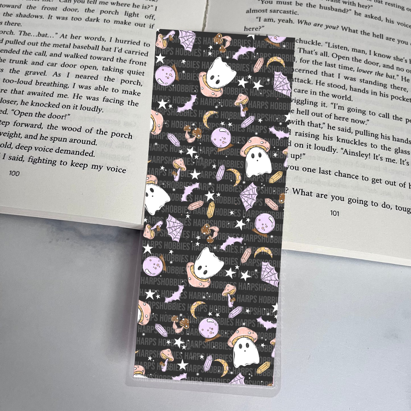 Ghostie Mushrooms Bookmark