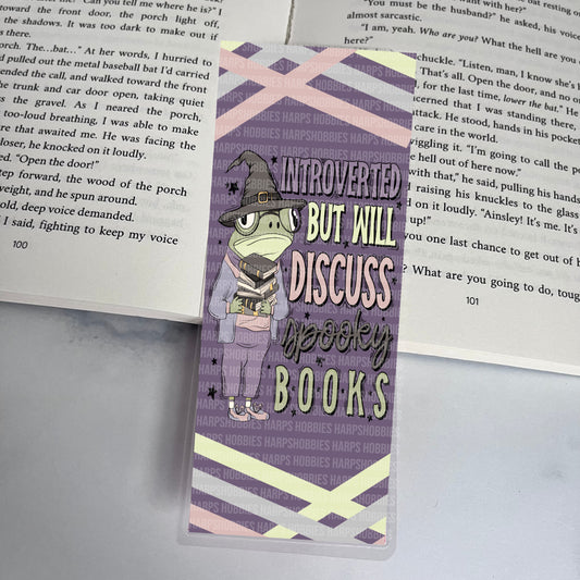 Spooky Frog Bookmark