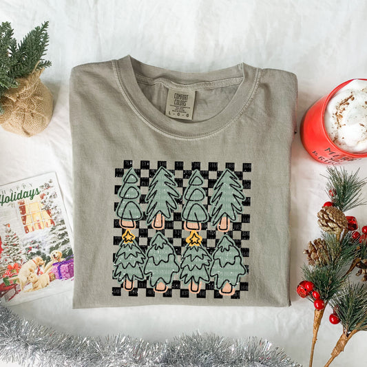 Tree Checks (tshirt/sweatshirt)
