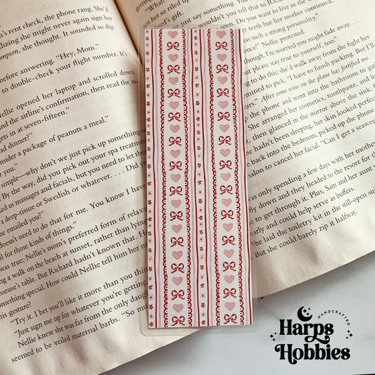 Valentine Bows Bookmark