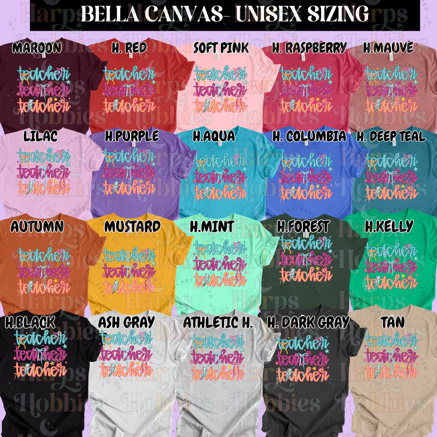 Bright Retro Teacher (tshirt/sweatshirt)