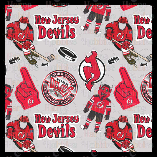 New Jersey Devils (headband/scrunchie)