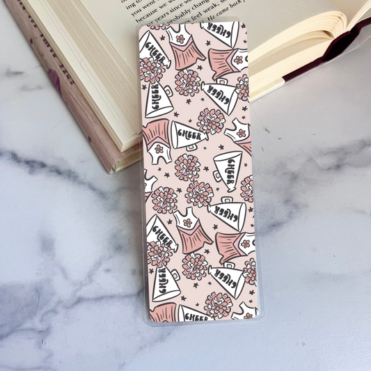 Pink Cheer Bookmark