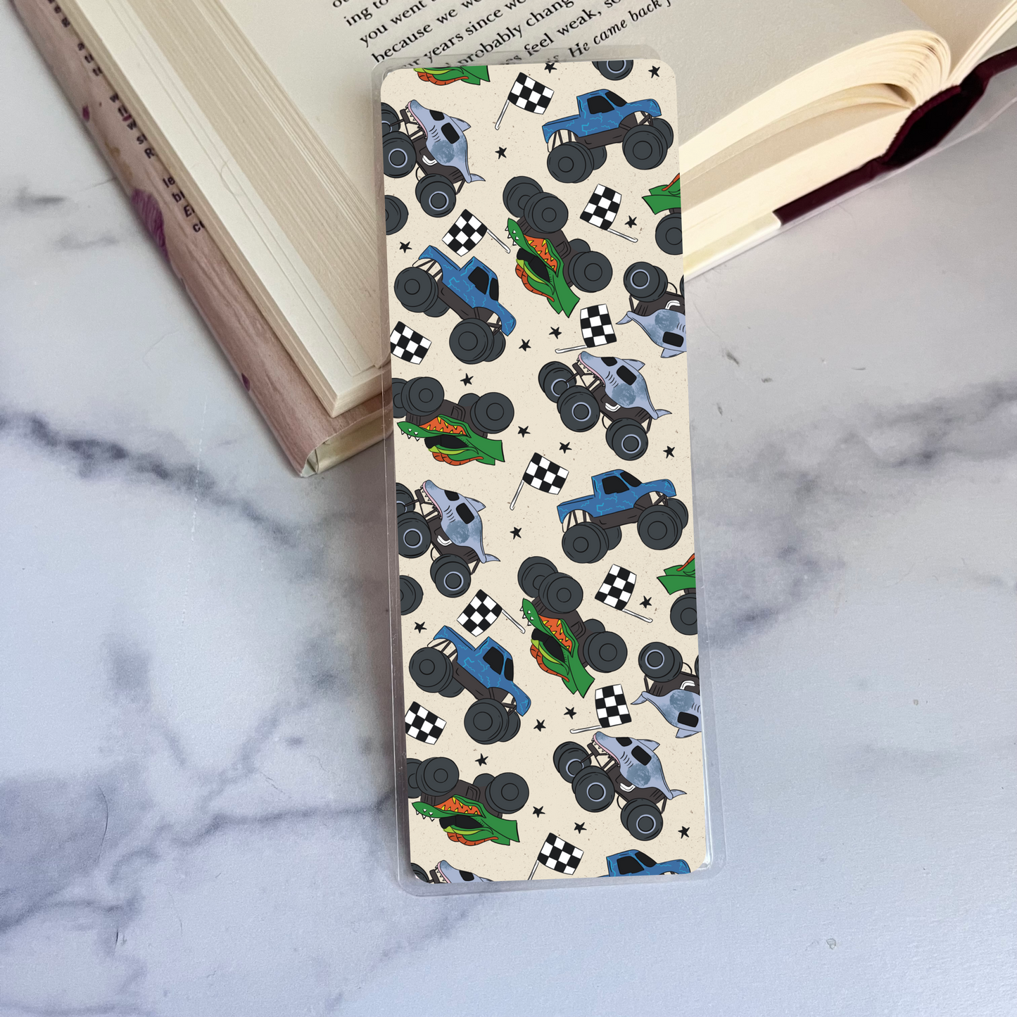 Monster Trucks Bookmark