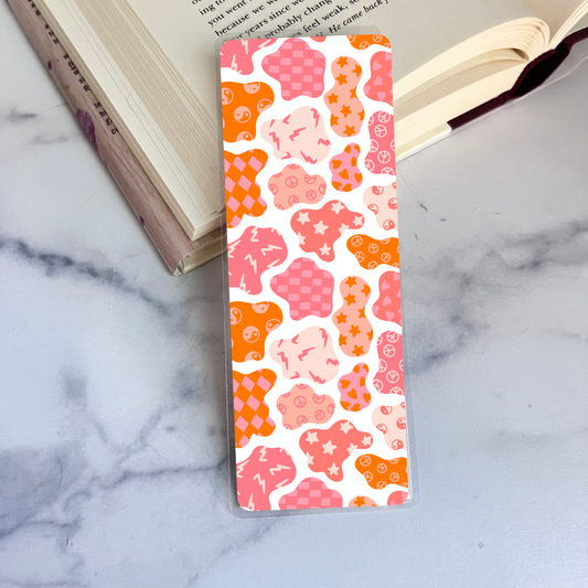 Pink Blotches Bookmark