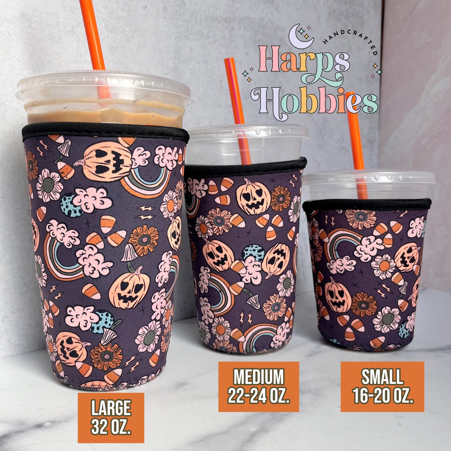 Spooky Rainbow Drink Sleeve (3 sizes)