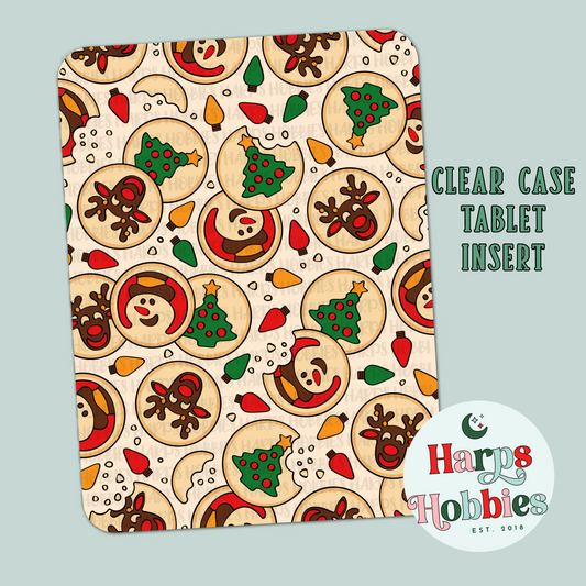 Christmas Cookies Clear Case Insert