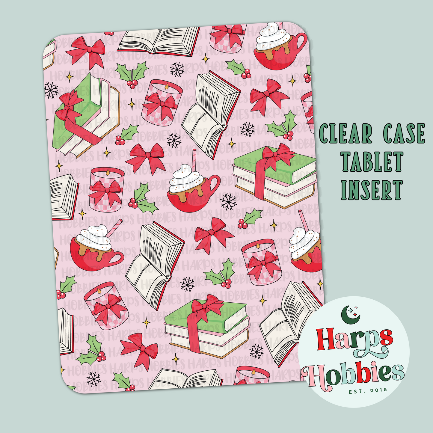 Holiday Reading Clear Case Insert