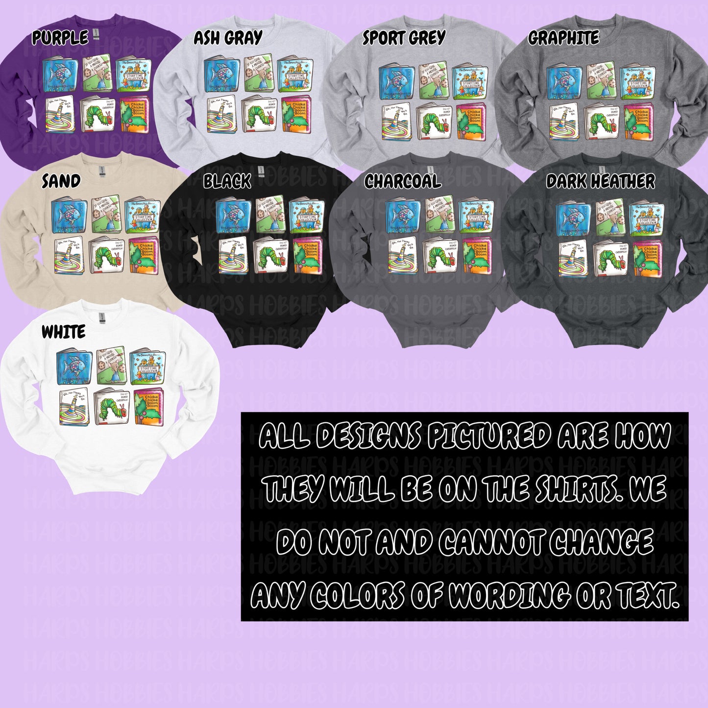 Kids Storybooks (tshirt/hoodie/sweatshirt/longsleeve)