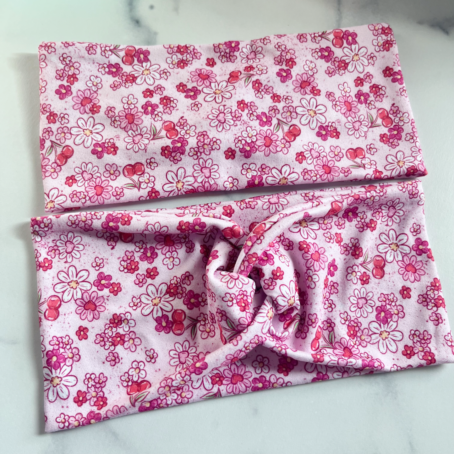 Cherry Floral Headband