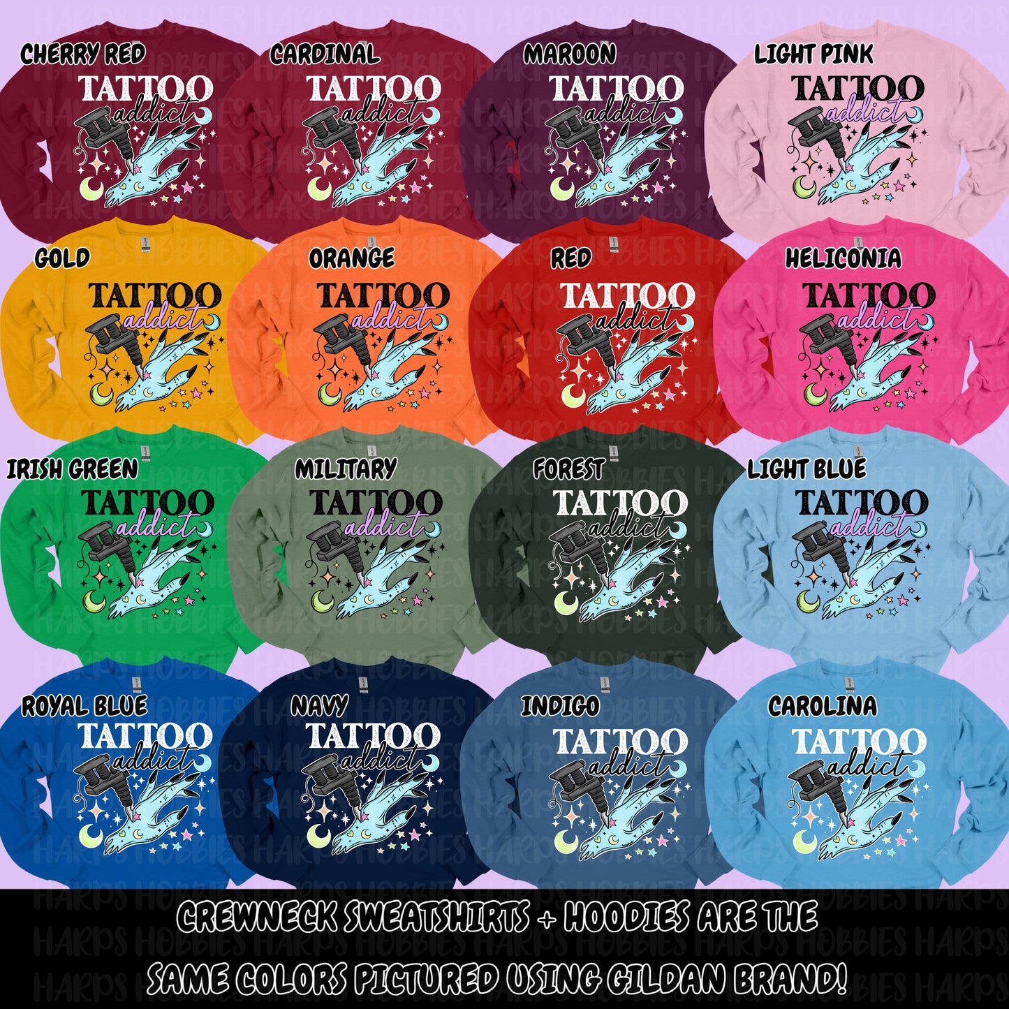 Tattoo Addict (tshirt/hoodie/sweatshirt/longsleeve)