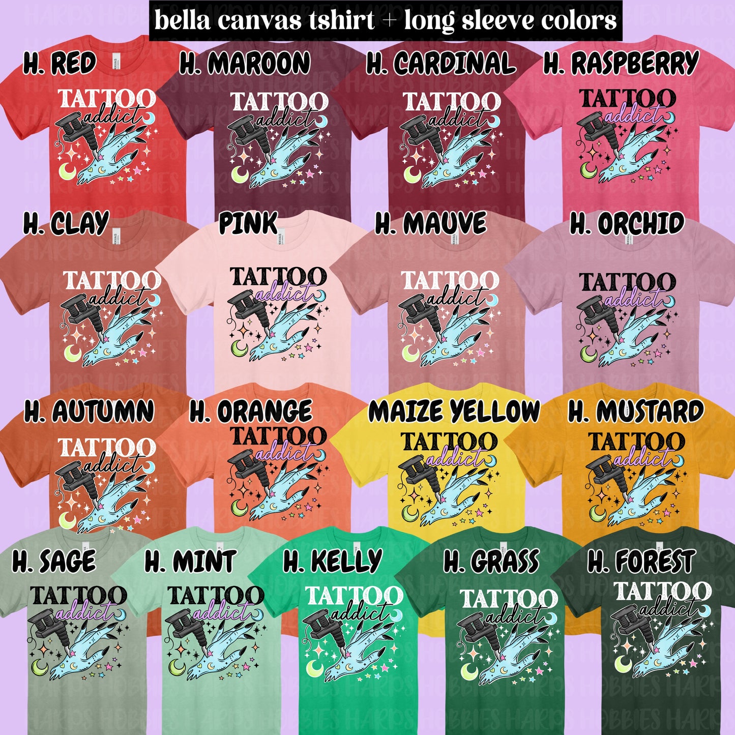 Tattoo Addict (tshirt/hoodie/sweatshirt/longsleeve)