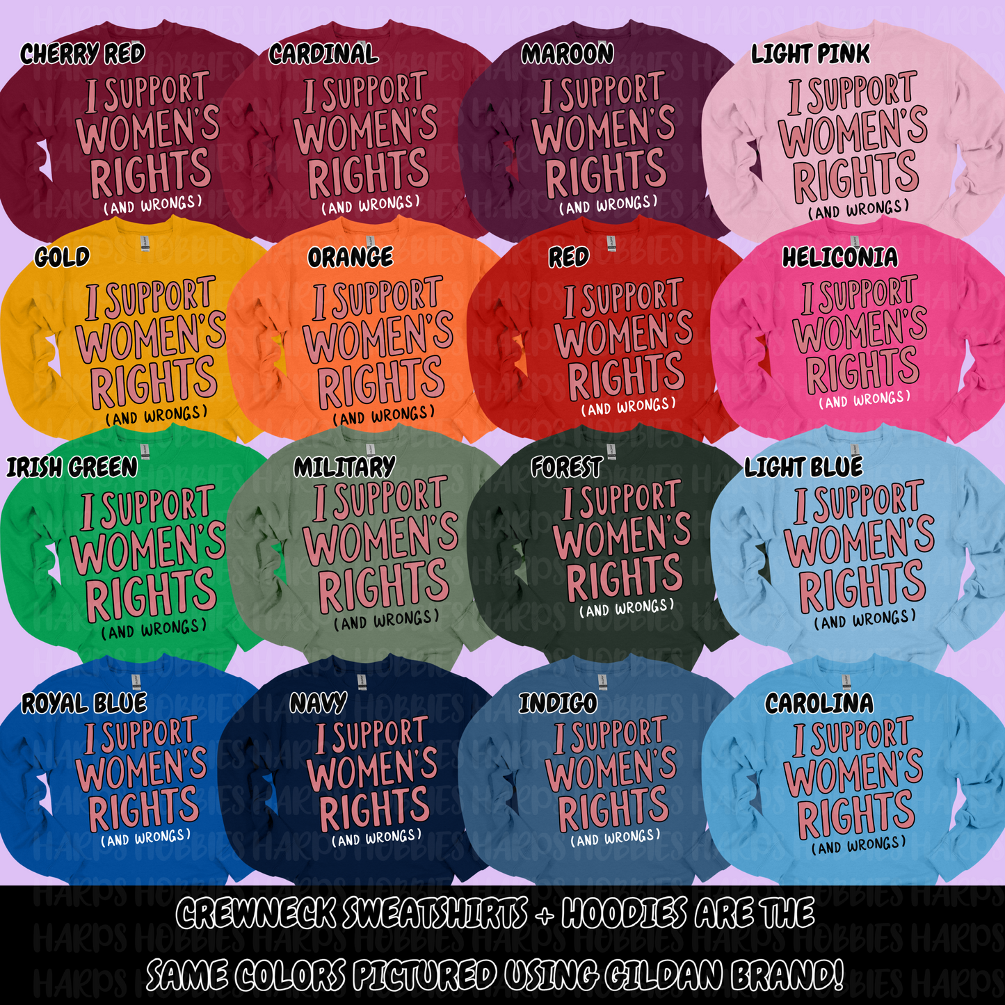 Womens rights and wrongs (tshirt/hoodie/sweatshirt/longsleeve)