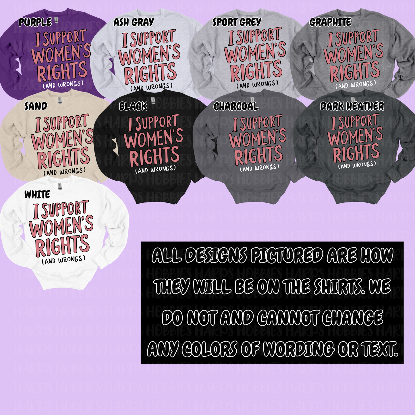 Womens rights and wrongs (tshirt/hoodie/sweatshirt/longsleeve)