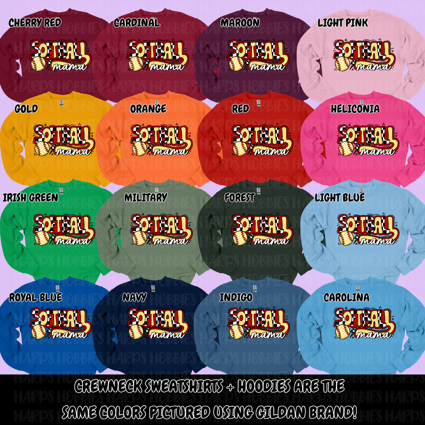Retro Softball Mama (tshirt/hoodie/sweatshirt/longsleeve)