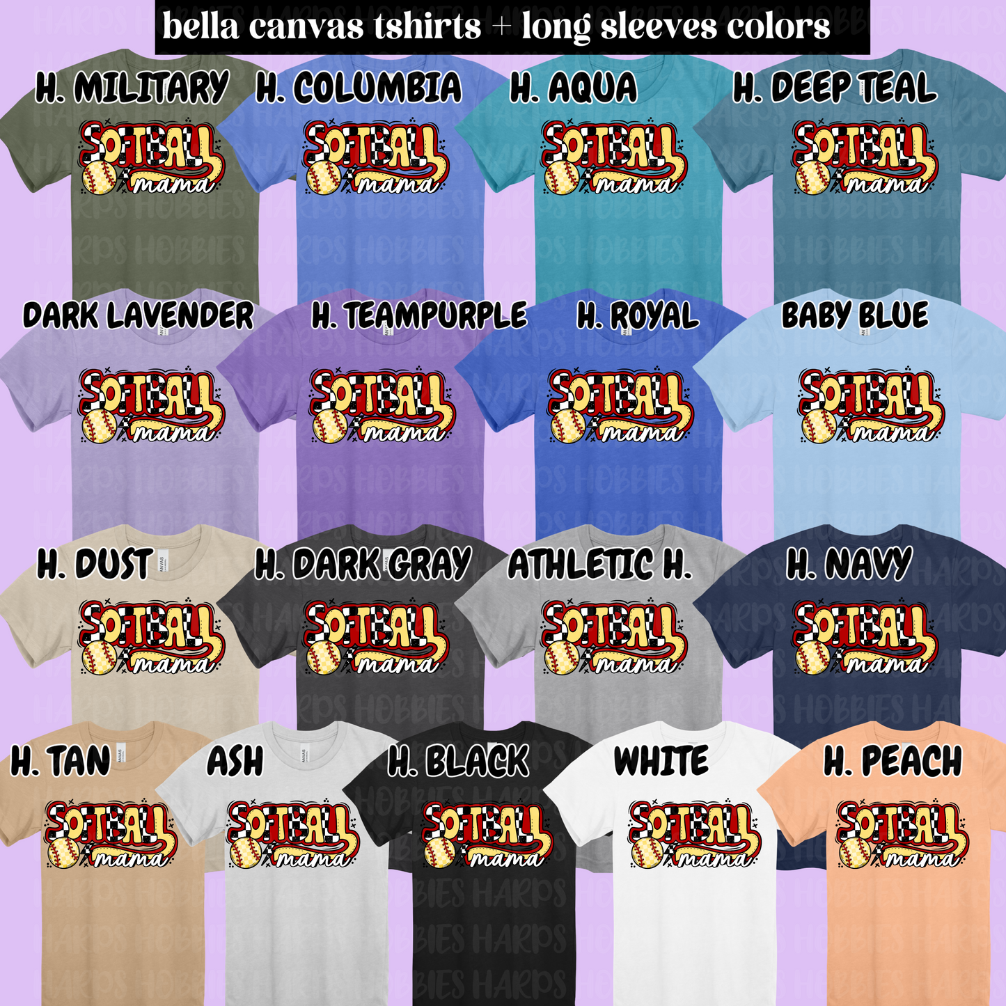 Retro Softball Mama (tshirt/hoodie/sweatshirt/longsleeve)