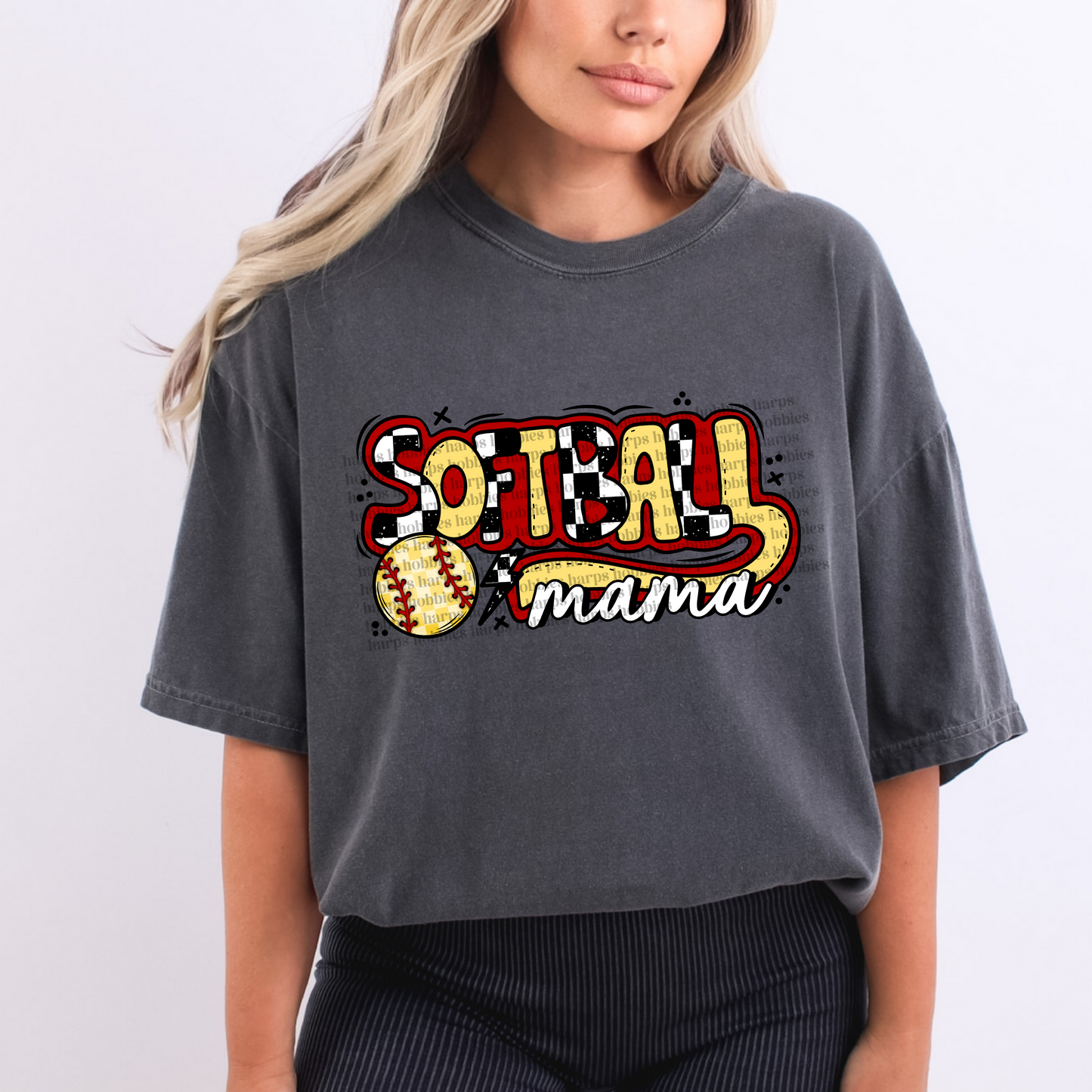 Retro Softball Mama (tshirt/hoodie/sweatshirt/longsleeve)