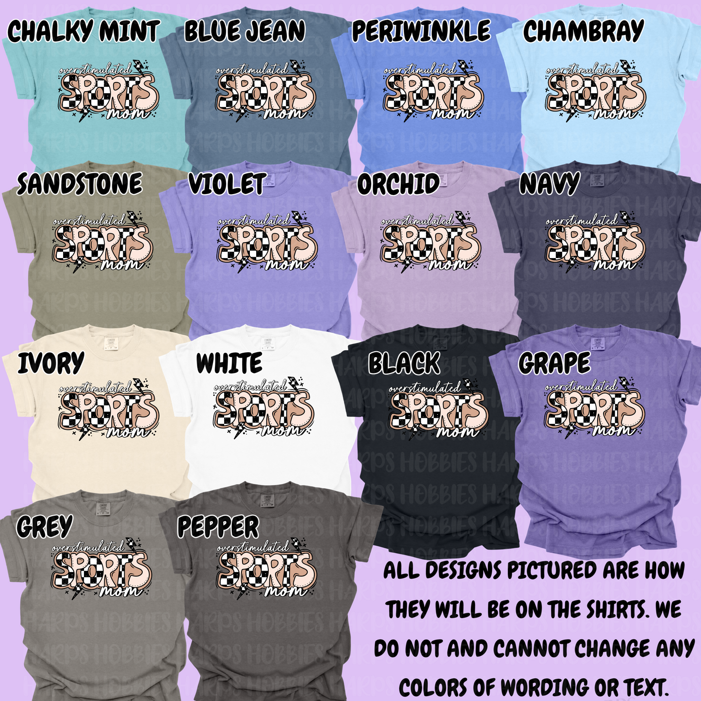 Overstimulated Sports mom (tshirt/hoodie/sweatshirt/longsleeve)