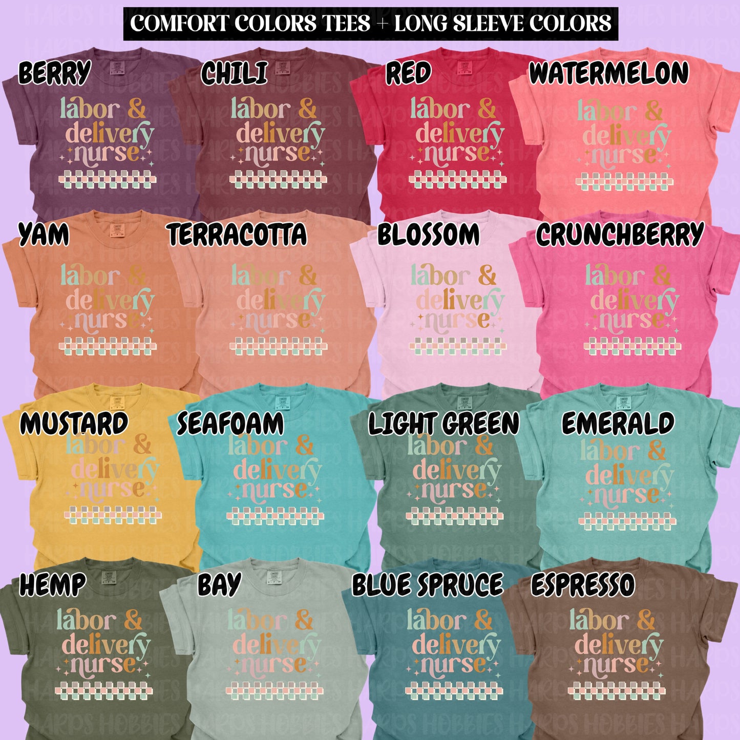 Labor + Delivery Nurse (tshirt/hoodie/sweatshirt/longsleeve)