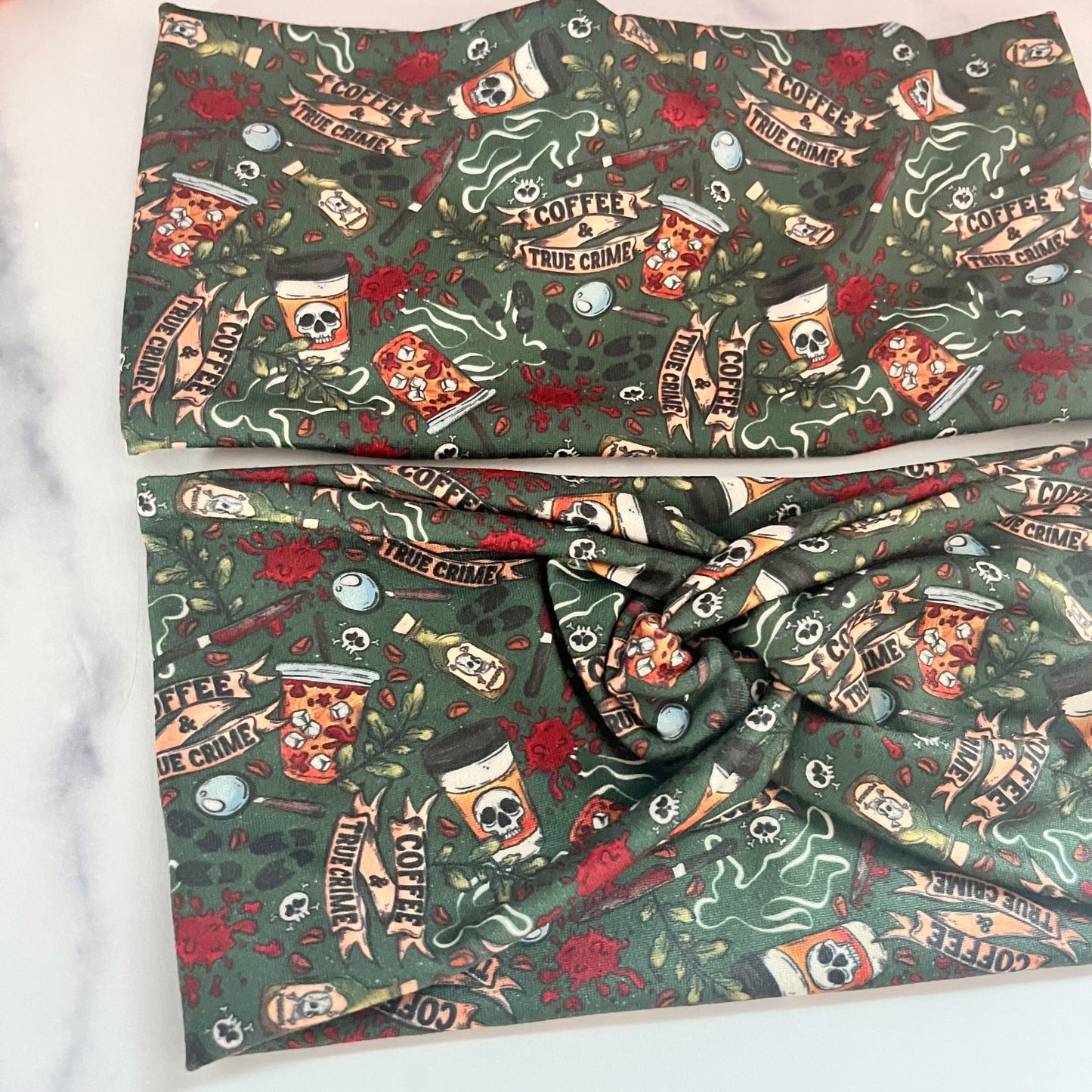 Green True Crime Headband