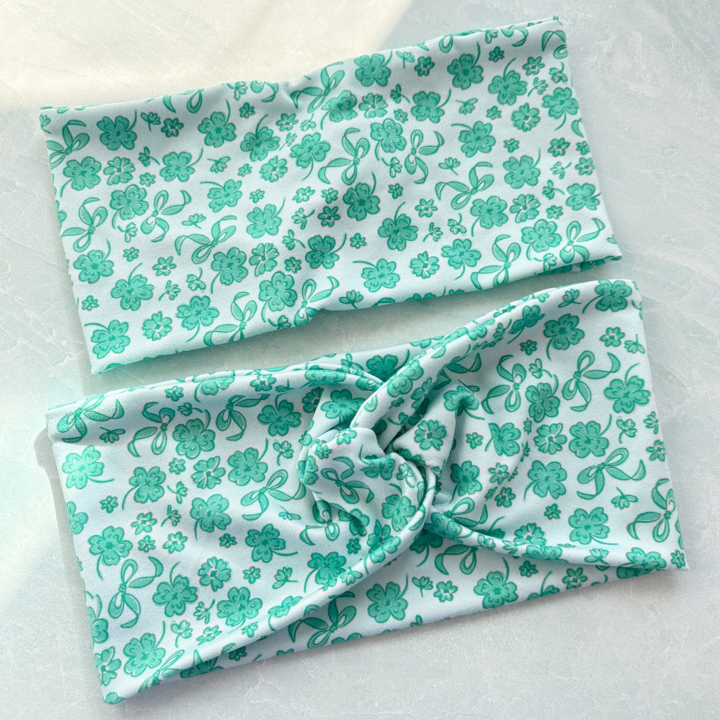 Floral Shamrocks Headband