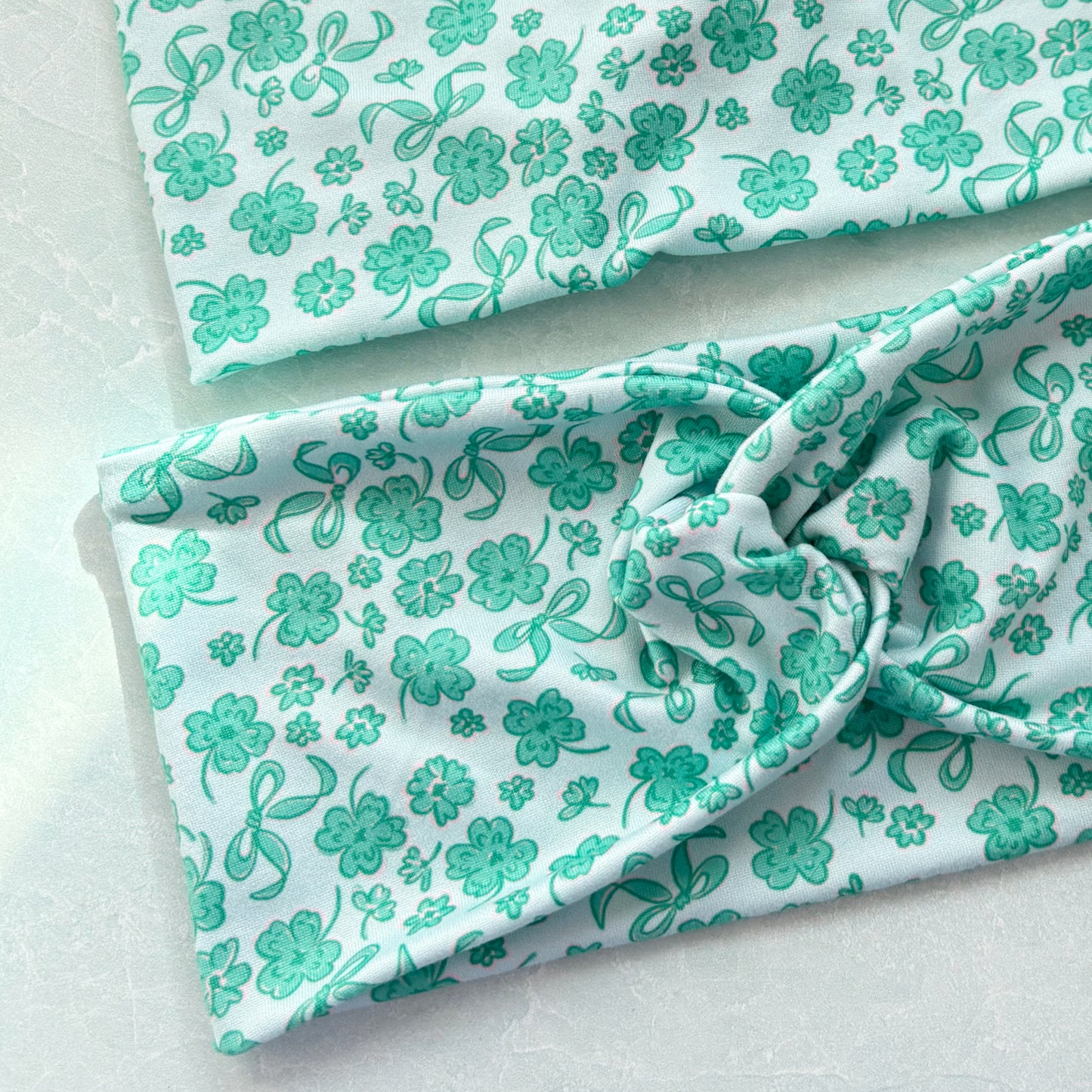 Floral Shamrocks Headband