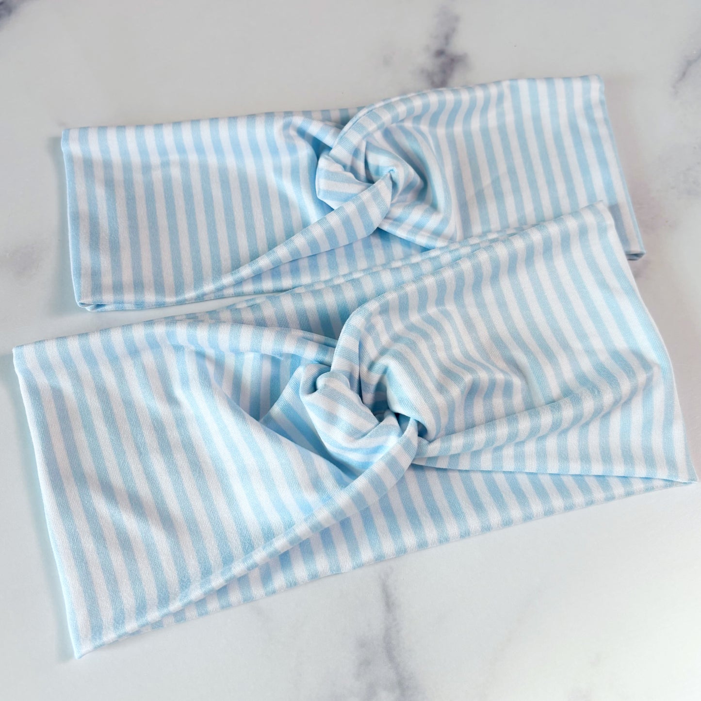Blue Stripes Headband