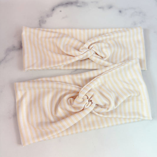 Yellow Stripes Headband