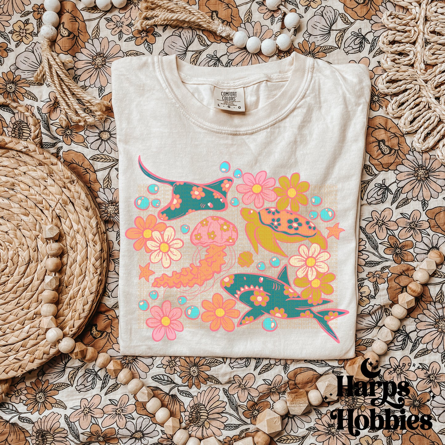 Floral Ocean (tshirt/hoodie/sweatshirt/longsleeve)
