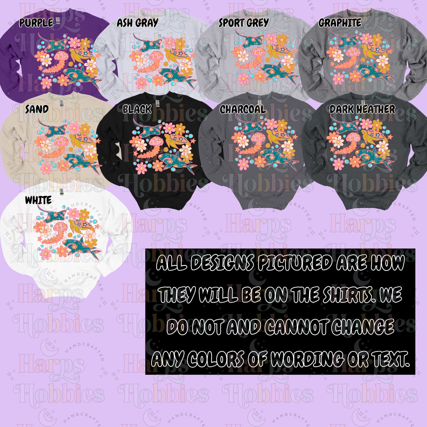 Floral Ocean (tshirt/hoodie/sweatshirt/longsleeve)