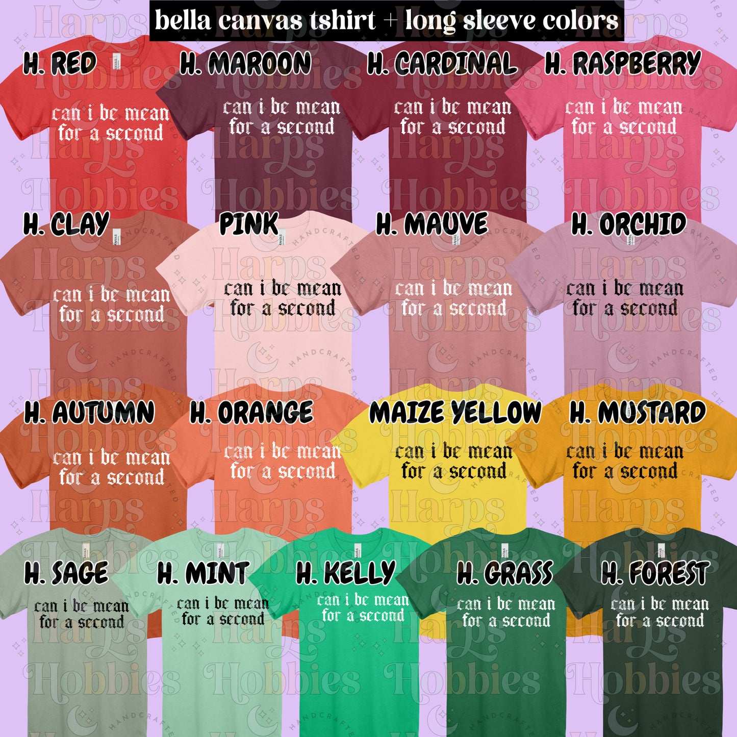 Can I be mean for a second?! (tshirt/hoodie/sweatshirt/longsleeve)