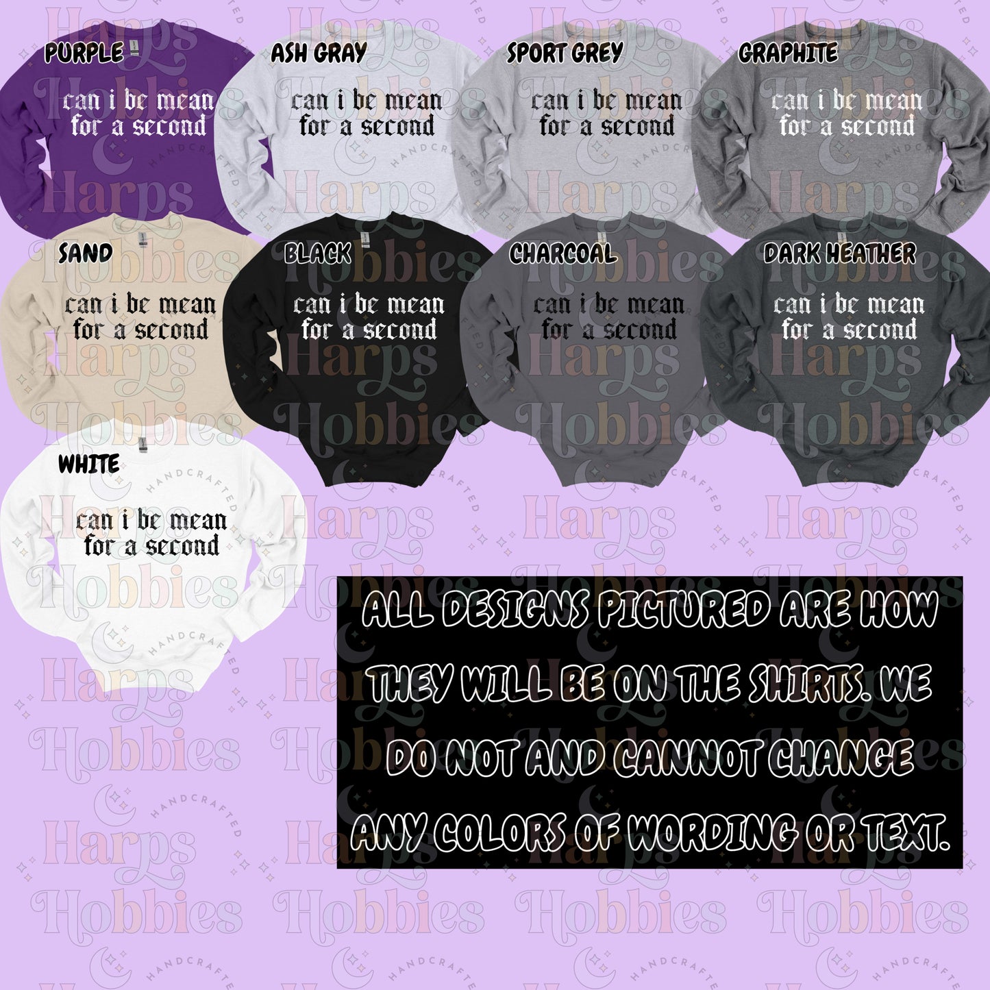 Can I be mean for a second?! (tshirt/hoodie/sweatshirt/longsleeve)