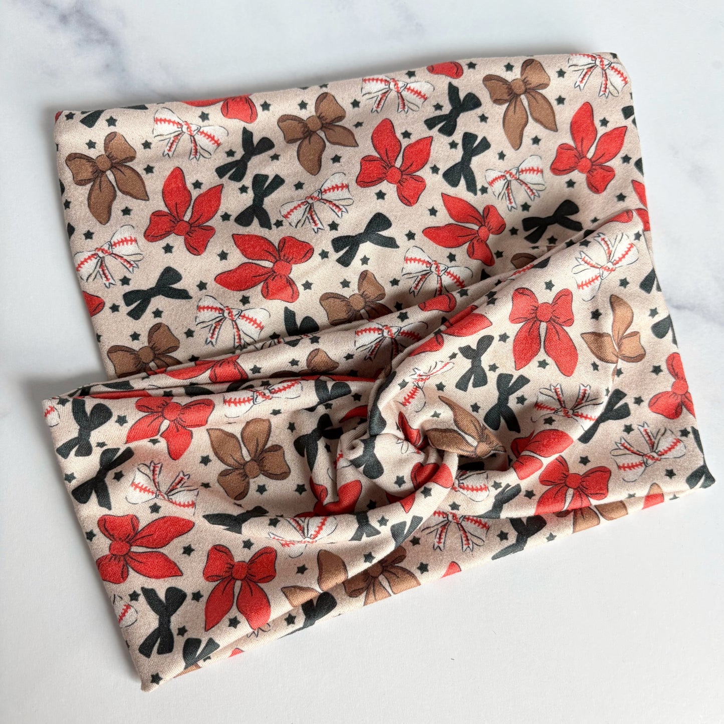 Baseball Bows Headband