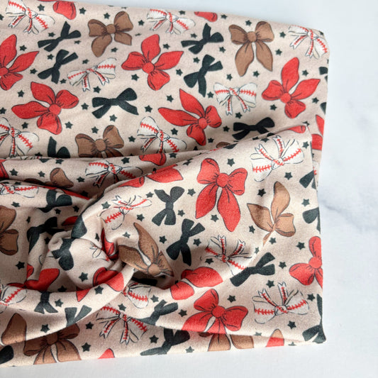 Baseball Bows Headband