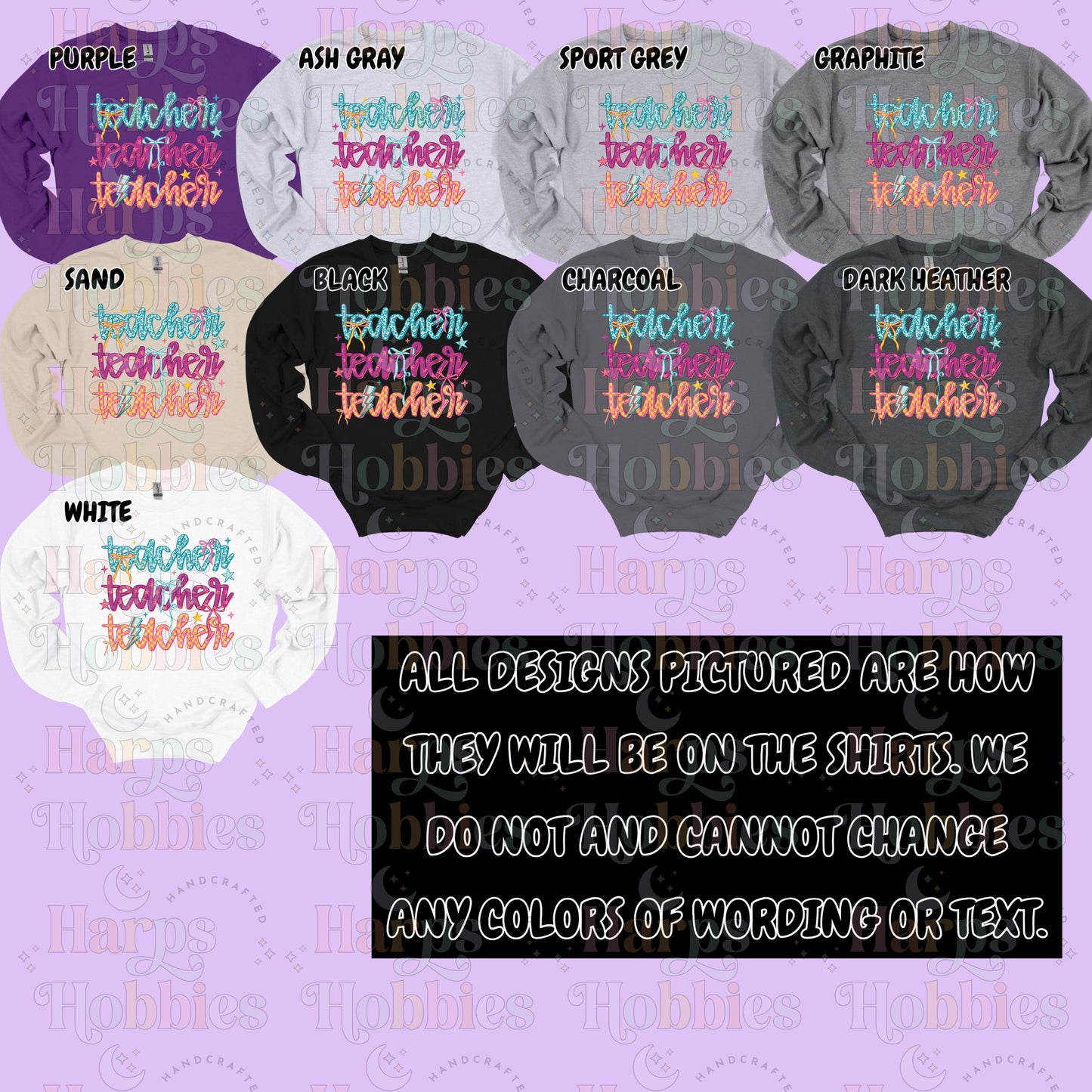 Bright Retro Teacher (tshirt/hoodie/sweatshirt/longsleeve)