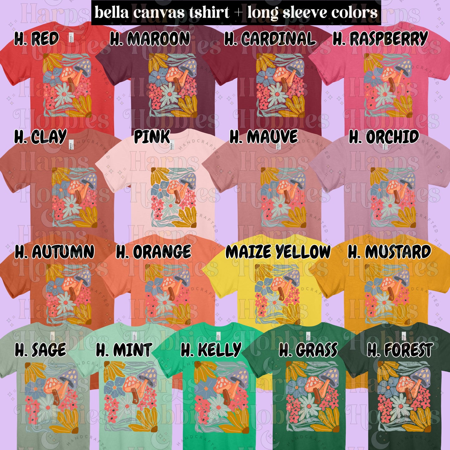 Mushroom Meadow (tshirt/hoodie/sweatshirt/longsleeve)