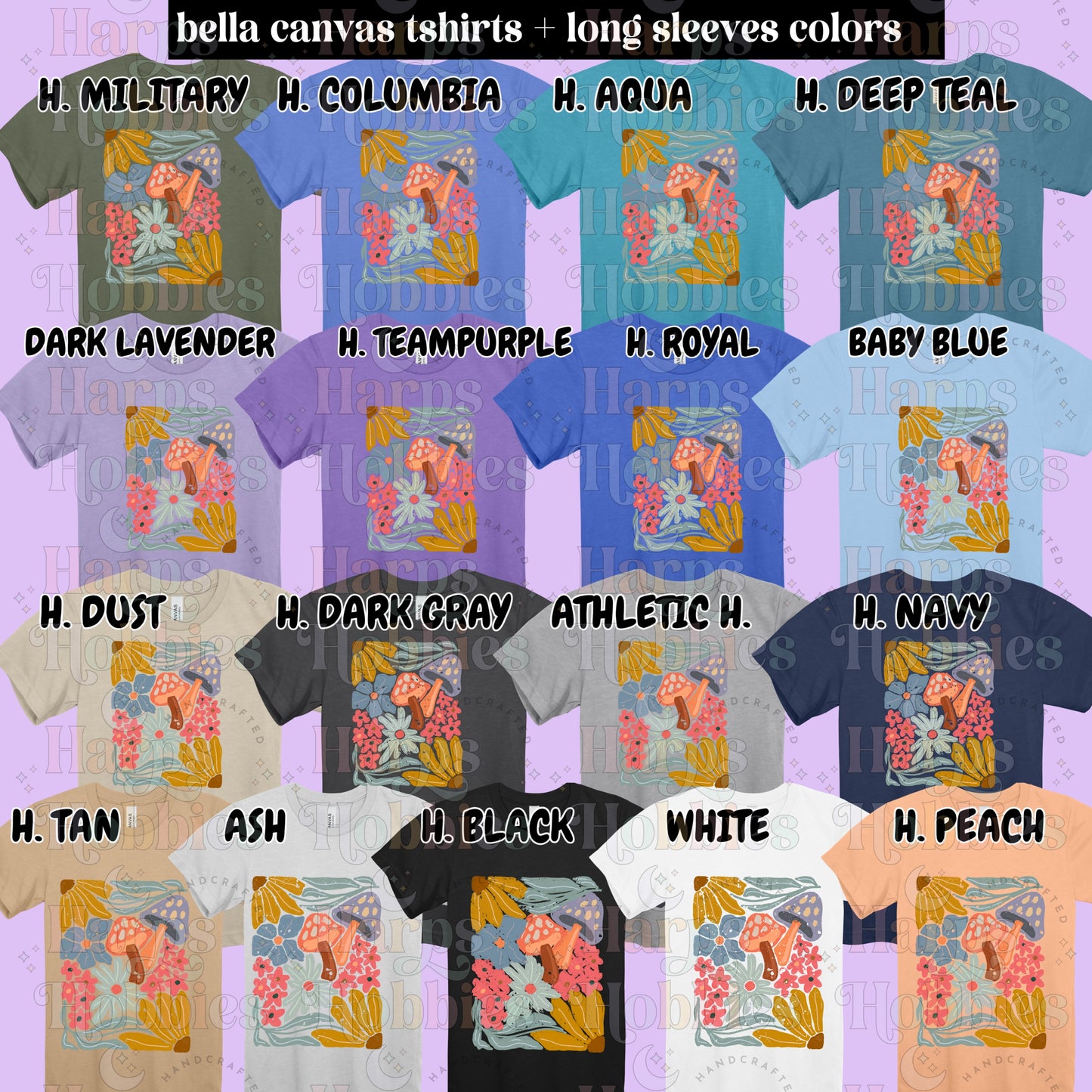 Mushroom Meadow (tshirt/hoodie/sweatshirt/longsleeve)