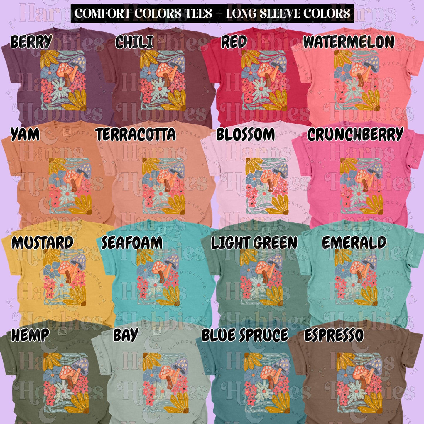 Mushroom Meadow (tshirt/hoodie/sweatshirt/longsleeve)