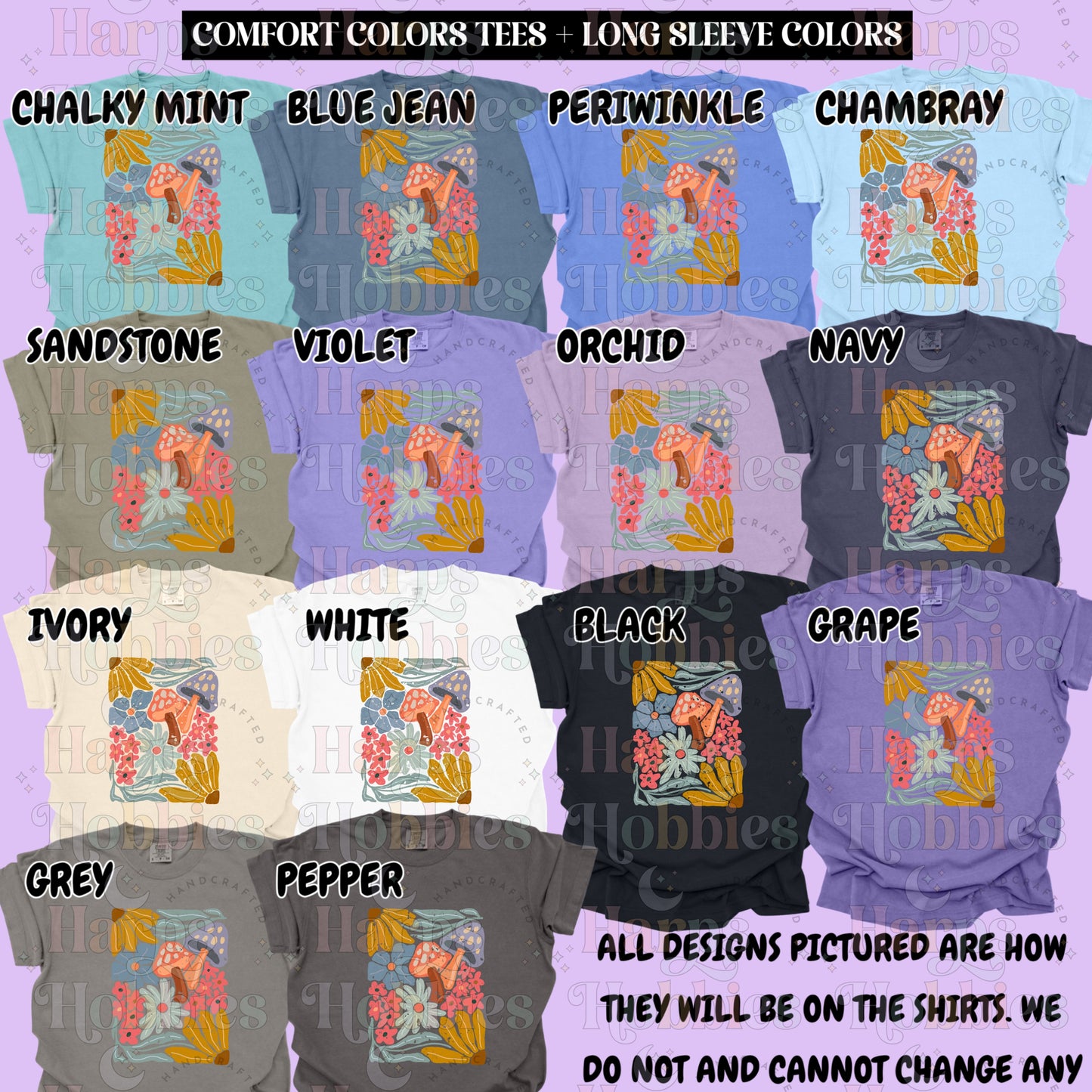 Mushroom Meadow (tshirt/hoodie/sweatshirt/longsleeve)