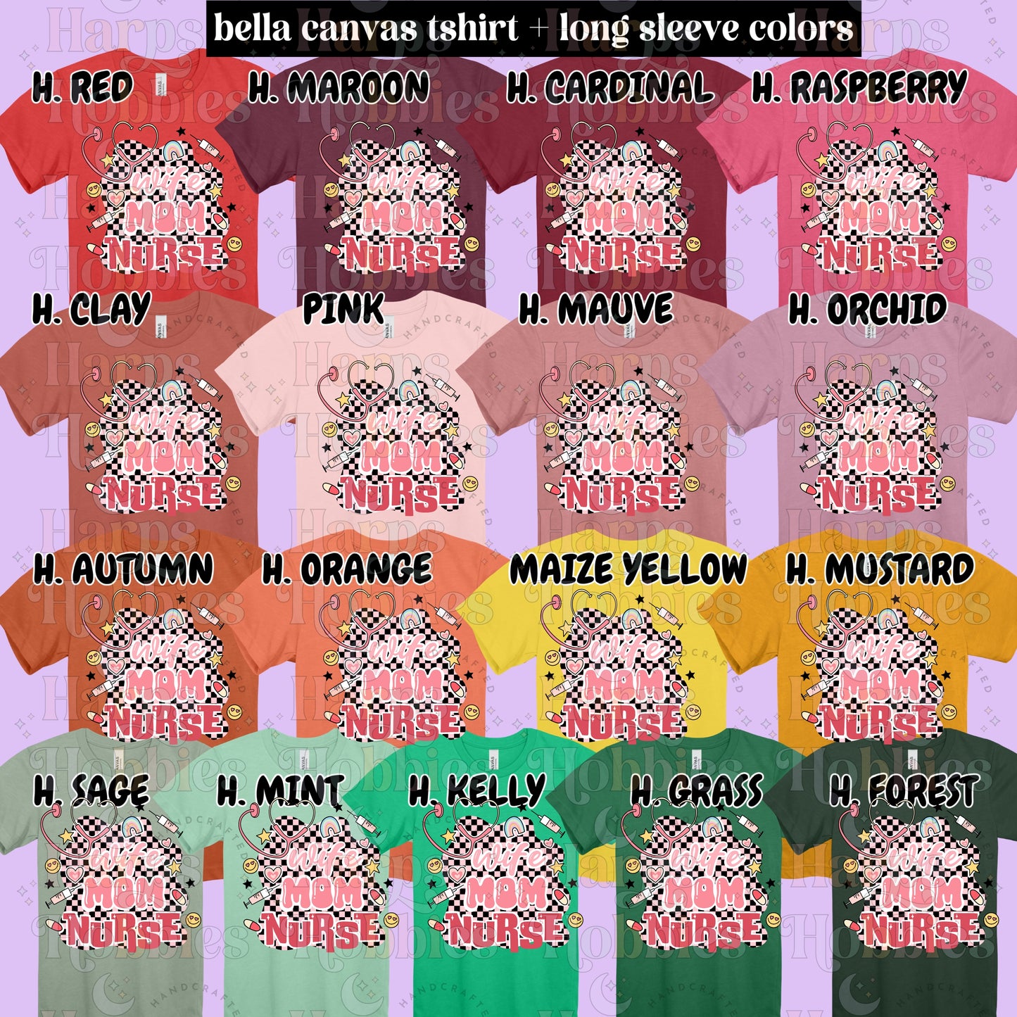 Wife Mom Nurse Checks (tshirt/hoodie/sweatshirt/longsleeve)
