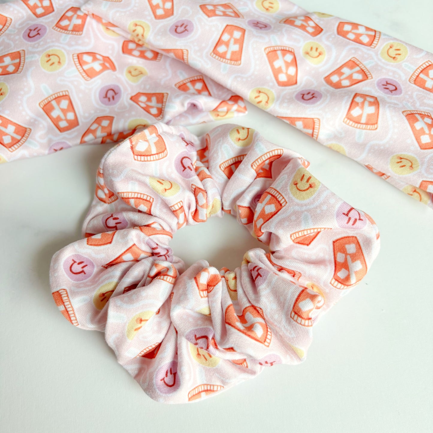 Swirly Coffee Scrunchie (regular)