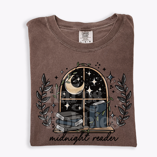 Window Midnight Reader (tshirt/sweatshirt)